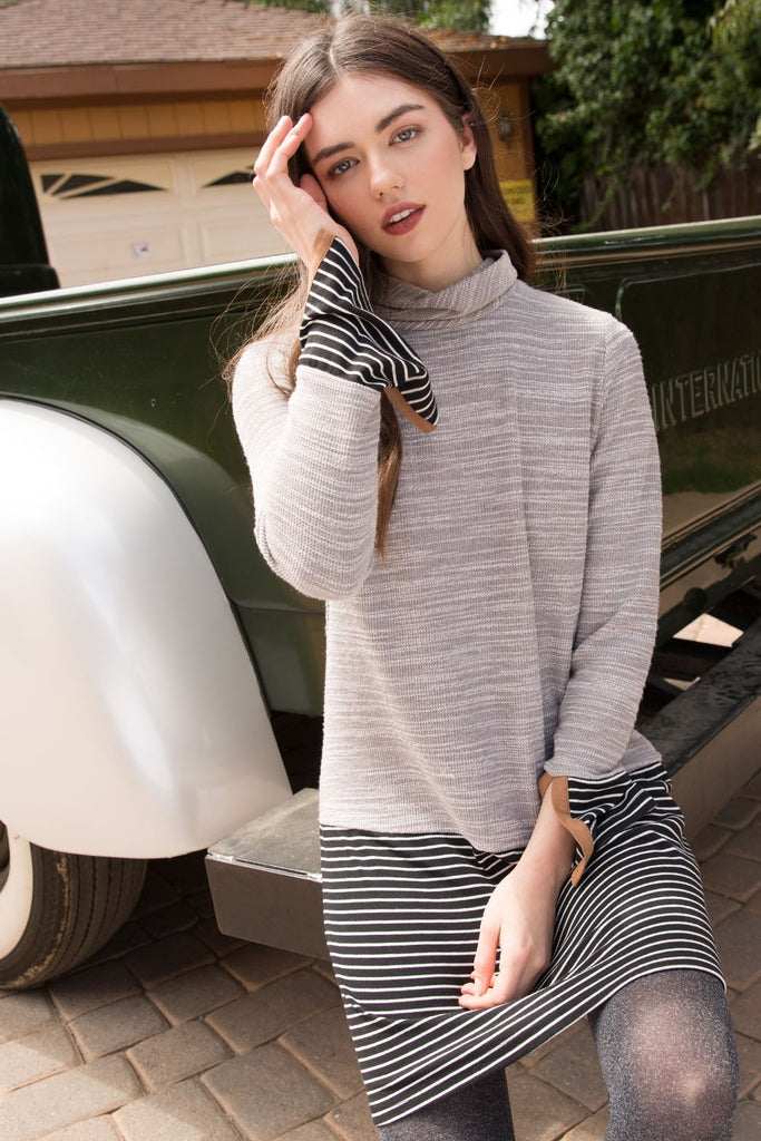 Wildest Dreams Sweater Dress - Grey