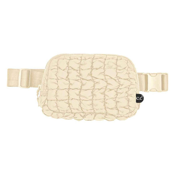 Quilted Puffer Fanny Pack Belt Bag