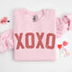 XOXO Pink Valentine's Sweatshirt