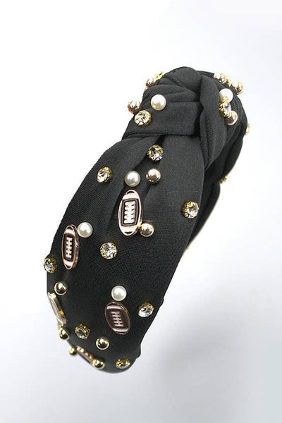 Football Game Day Rhinestone Head Band