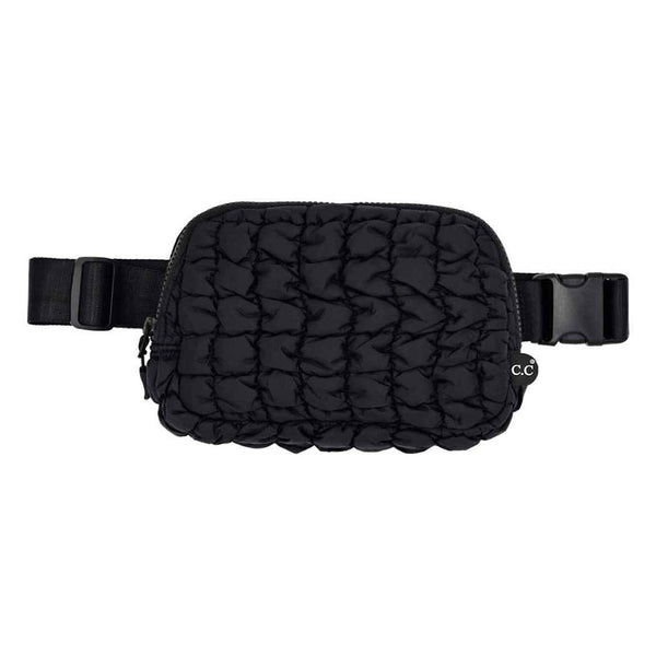 Quilted Puffer Fanny Pack Belt Bag