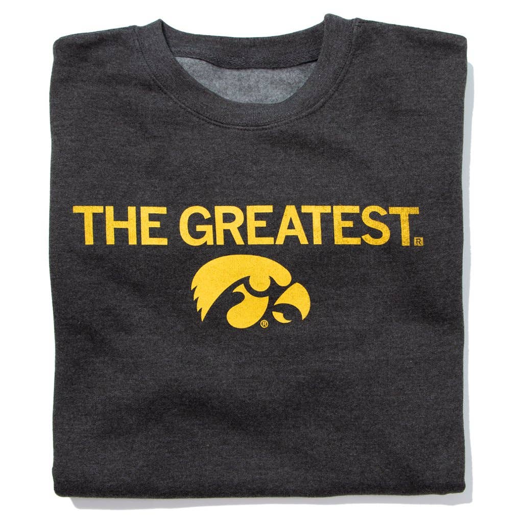 Charcoal Heather The Greatest - Tigerhawk Crew Sweatshirt