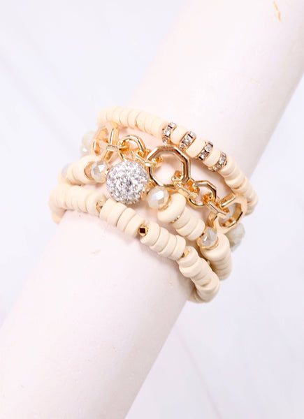 Natural Romain Bracelet Set