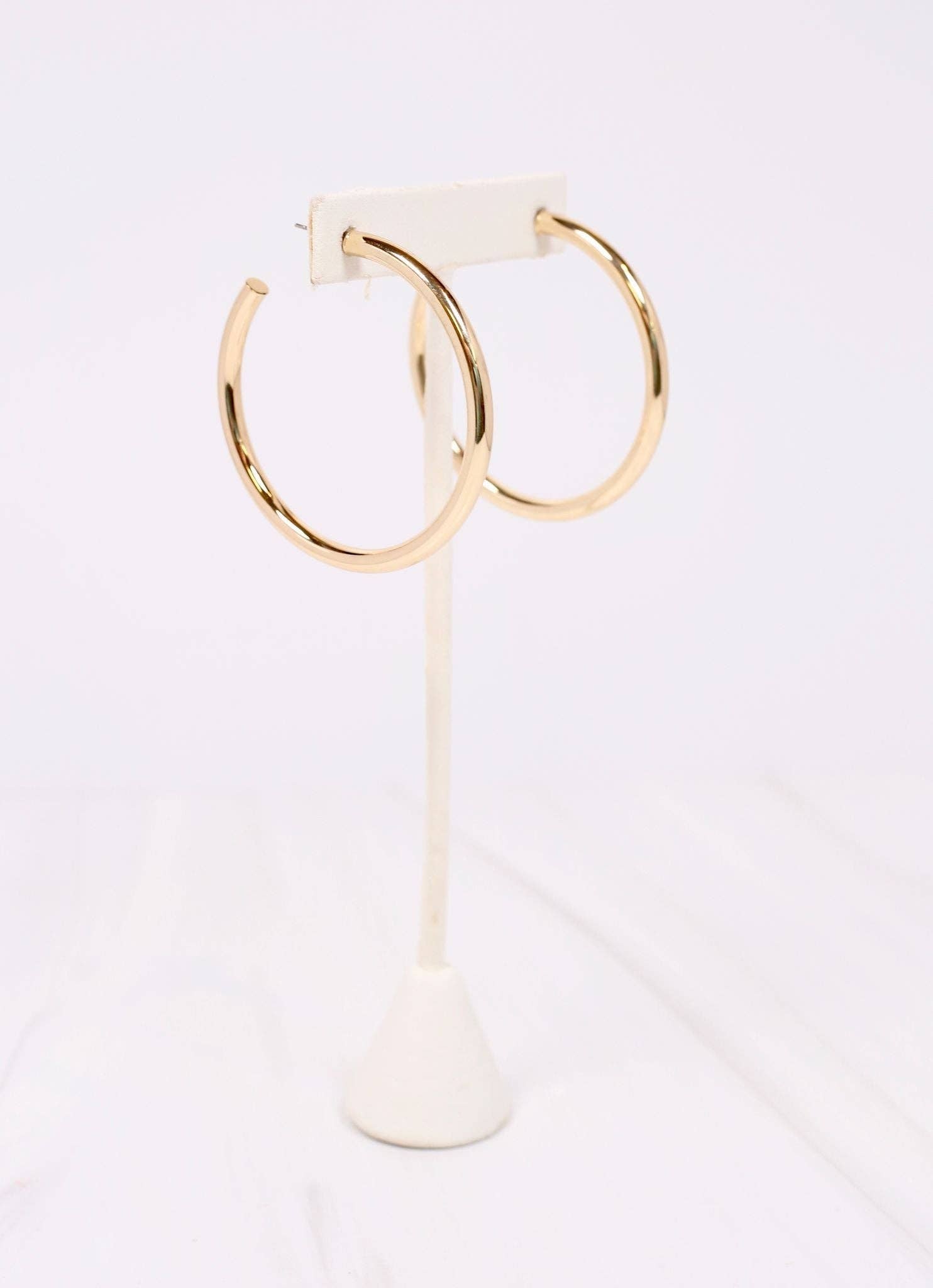 Arden Satin Hoop Earring GOLD