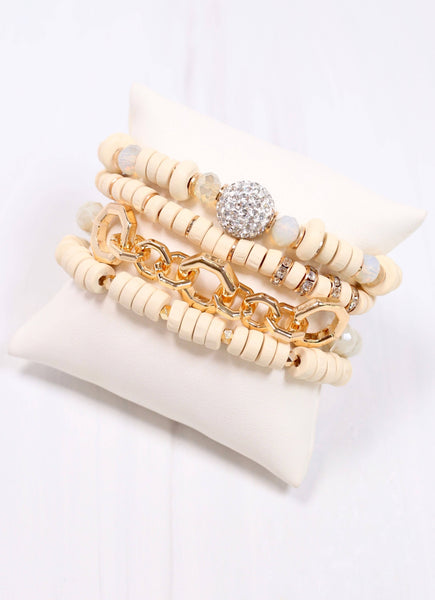 Natural Romain Bracelet Set