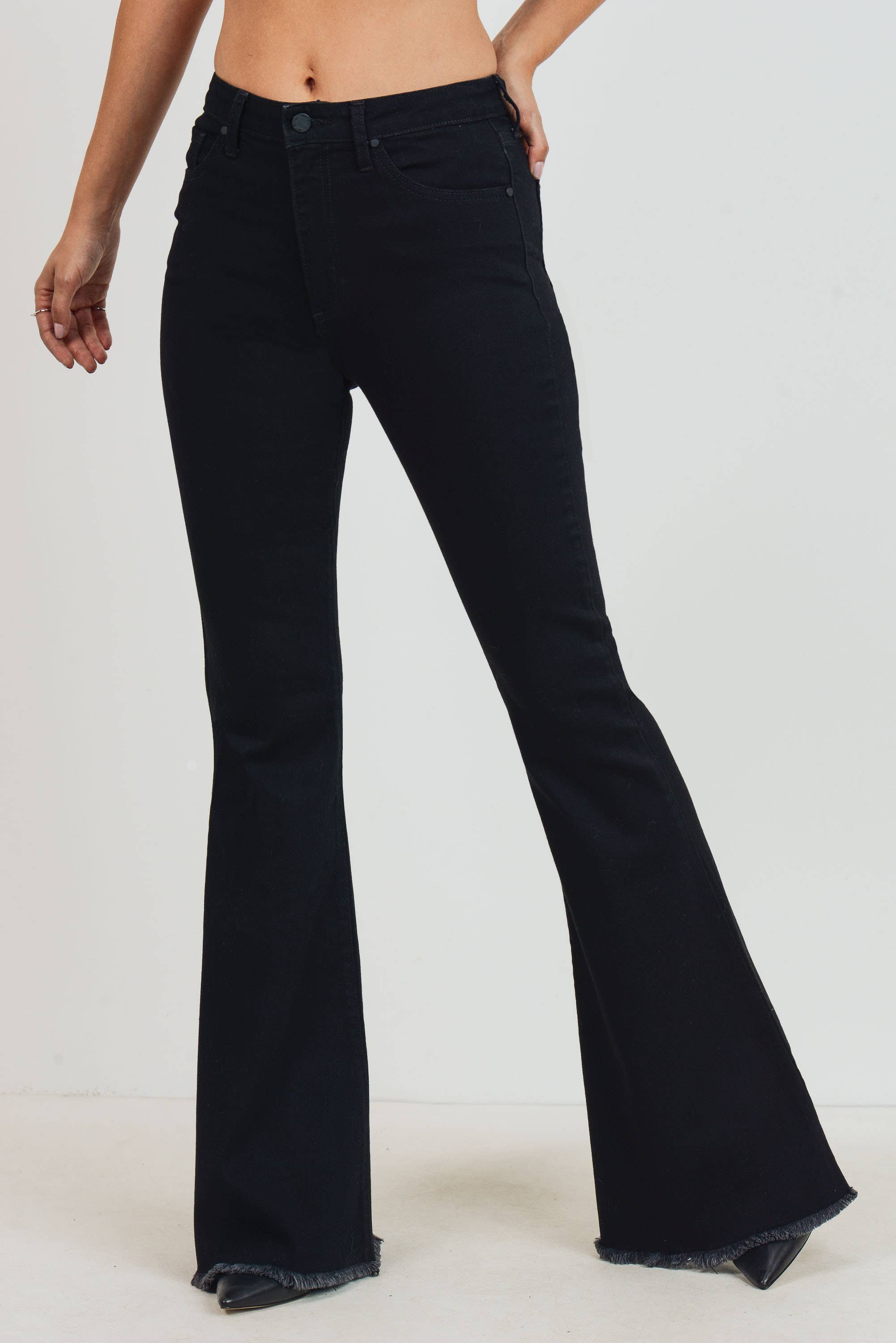 Lycra Ruffle Bell Bottoms | Omni-Collection